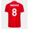 Camisa de Futebol Nottingham Forest Elliot Anderson #8 Equipamento Principal 2025-26 Manga Curta Camisa de Futebol Nottingham Forest Elliot Anderson #8 Equipamento Principal 2025-26 Manga Curta